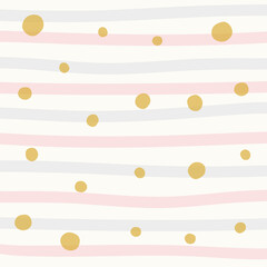 elegant polka dots pattens on pastel color background