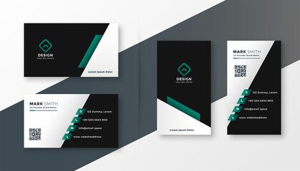 modern corporate company business card design template
