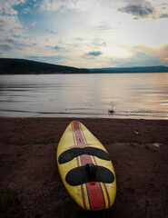 paddleboard on the beach