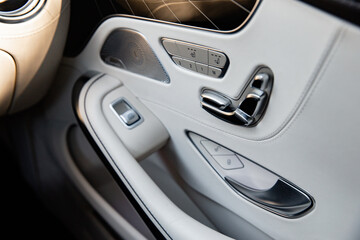 Control keys seat of the car. Auto seat adjustment.