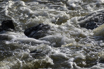 river in winter