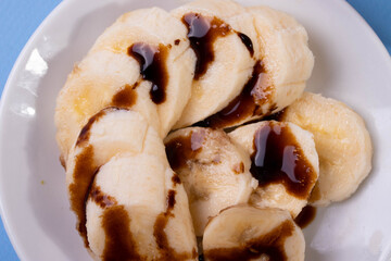 banana slices in syrup