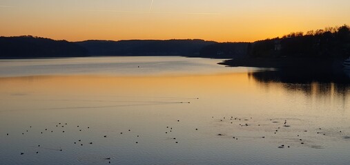 Sonnenuntergang am See