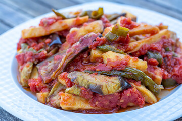 Turkish style mixed vegetable fried (Karisik Kizartma)
