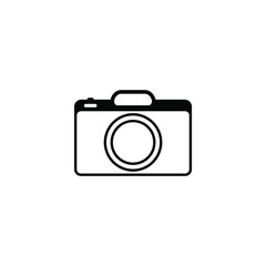 Photo camera vector icon isolated