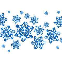Fototapeta na wymiar fond hiver, noël- flocons de neige vecteur illustration