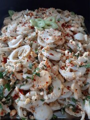 delicious and sauced egg salad