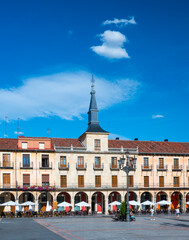 Plaza Mayor, Leon city, Leon province, Castilla y Leon, Spain, Europe