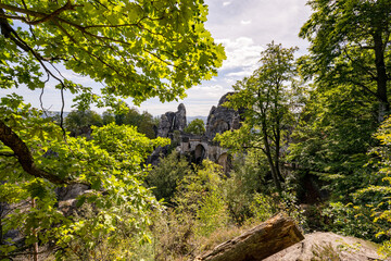 Elbsandsteingebirge in Sachsen, Felsformationen