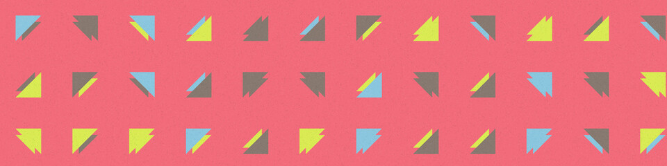 Abstract Color Halftone Dots generative art background illustration