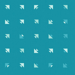 Abstract Color Halftone Dots generative art background illustration