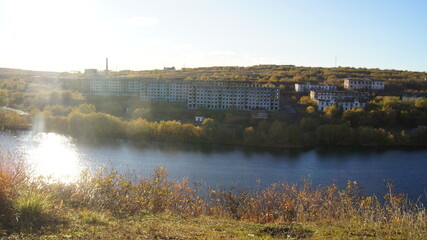 Russia, the North town of Vorkuta, time of year autumn