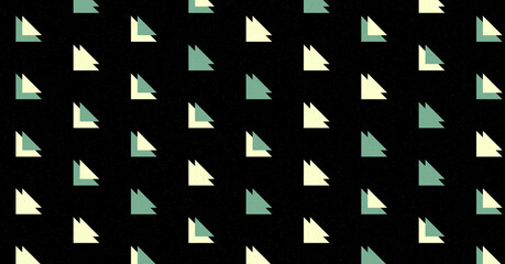 Abstract Color Halftone Dots generative art background illustration