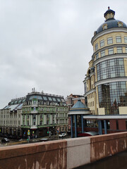 Fototapeta premium The Balchug street in Moscow