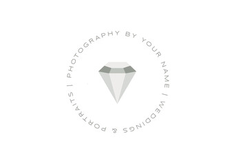 Diamond photographer logo design