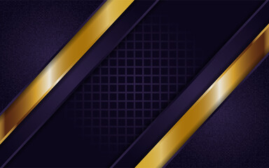 Abstract dark background with gold line