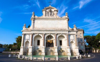 Rome - Fontana dell'acqua Paola (fountain of water Paola)