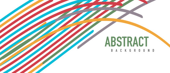 Аbstract moving colorful lines vector backgrounds for cover, placard, poster, banner or flyer