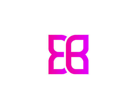 EB BE LETTER LOGO DESIGN VECTOR TEMPLATE. EB BE LOGO DESIGN.