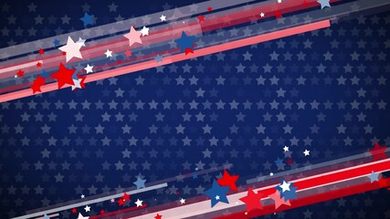 USA election day campaign background