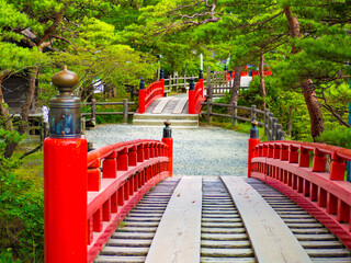 日本の観光地
松島の五大堂　透かし橋
