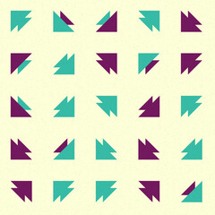 Abstract Color Halftone Dots generative art background illustration