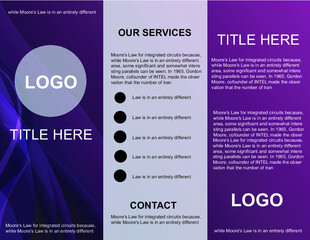 Brochure design  