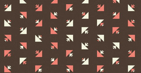 Fototapeta premium Abstract Color Halftone Dots generative art background illustration
