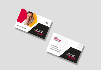 Fitness Business Card Layout