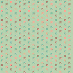 Abstract Color Halftone Dots generative art background illustration