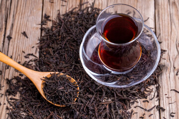 Dried tea and Turkish tea