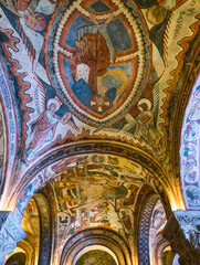 Fototapeta na wymiar The Royal Pantheon, Basílica de San Isidoro de León, Leon city, Leon province, Castillo y Leon, Spain, Europe