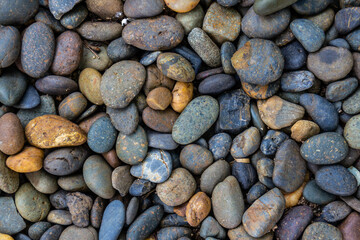 Pebbles stone background 