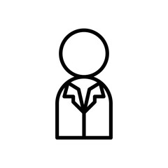 businessman, man icon vector illustration