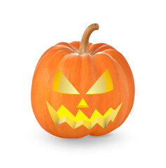 Halloween Pumpkin isolated on white background
