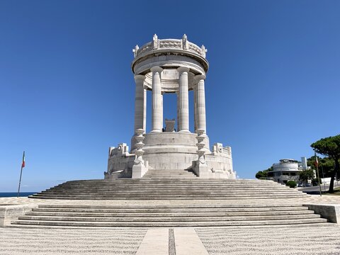 The Monument to the Fallen of the First World War in Ancona, Marche, Italy.