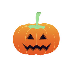 Halloween Pumpkin isolated on white background
