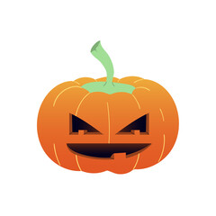 Halloween Pumpkin isolated on white background