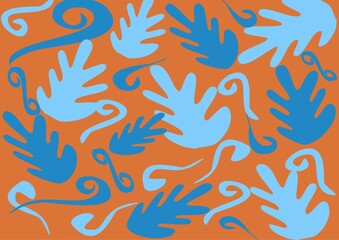 Naklejka premium seamless pattern with feathers