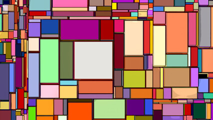Abstract colorful background with shapes