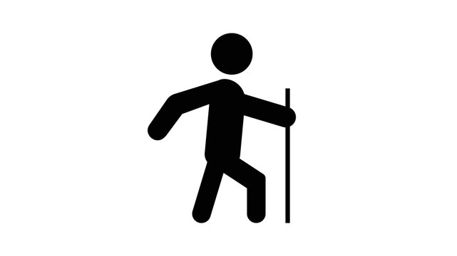 old man icon illustration isolated sign symbol