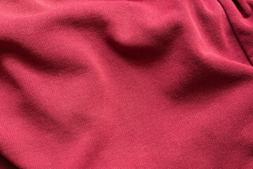 Red clothing fabric texture pattern background