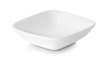 White ceramic bowl isolated on white background