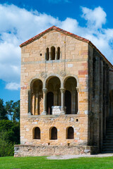 The church of St Mary at Mount Naranco, Oviedo, Asturias, Spain, Europe