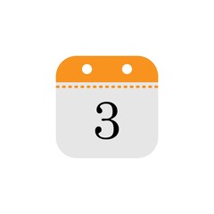 Calendar date icon design