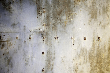Rust texture on metal wall