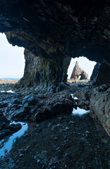 Campiecho beach, Cadavedo, Valdes Council, Cantabrian Sea, Asturias, Spain, Europe
