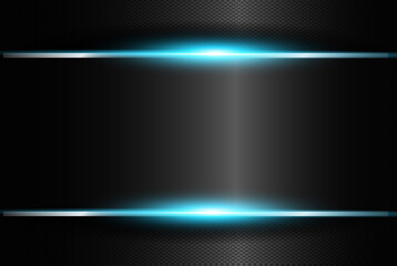 abstract metallic blue black frame layout modern tech design template background