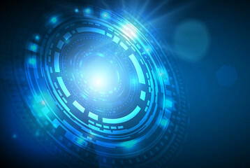 business background business background Abstract business background.Vector design. Circular Technology Background Design vector illustration - Vector