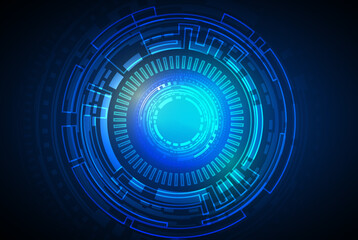 business background business background Abstract business background.Vector design. Circular Technology Background Design vector illustration - Vector